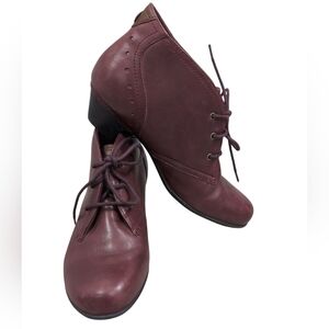Rockport Burgundy Ankle Boots